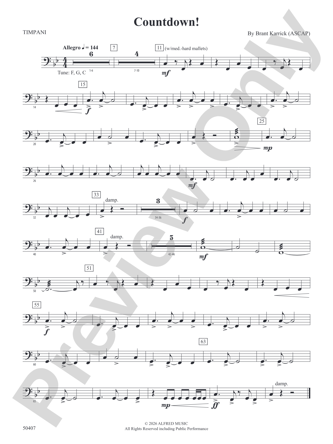 Countdown!: Timpani