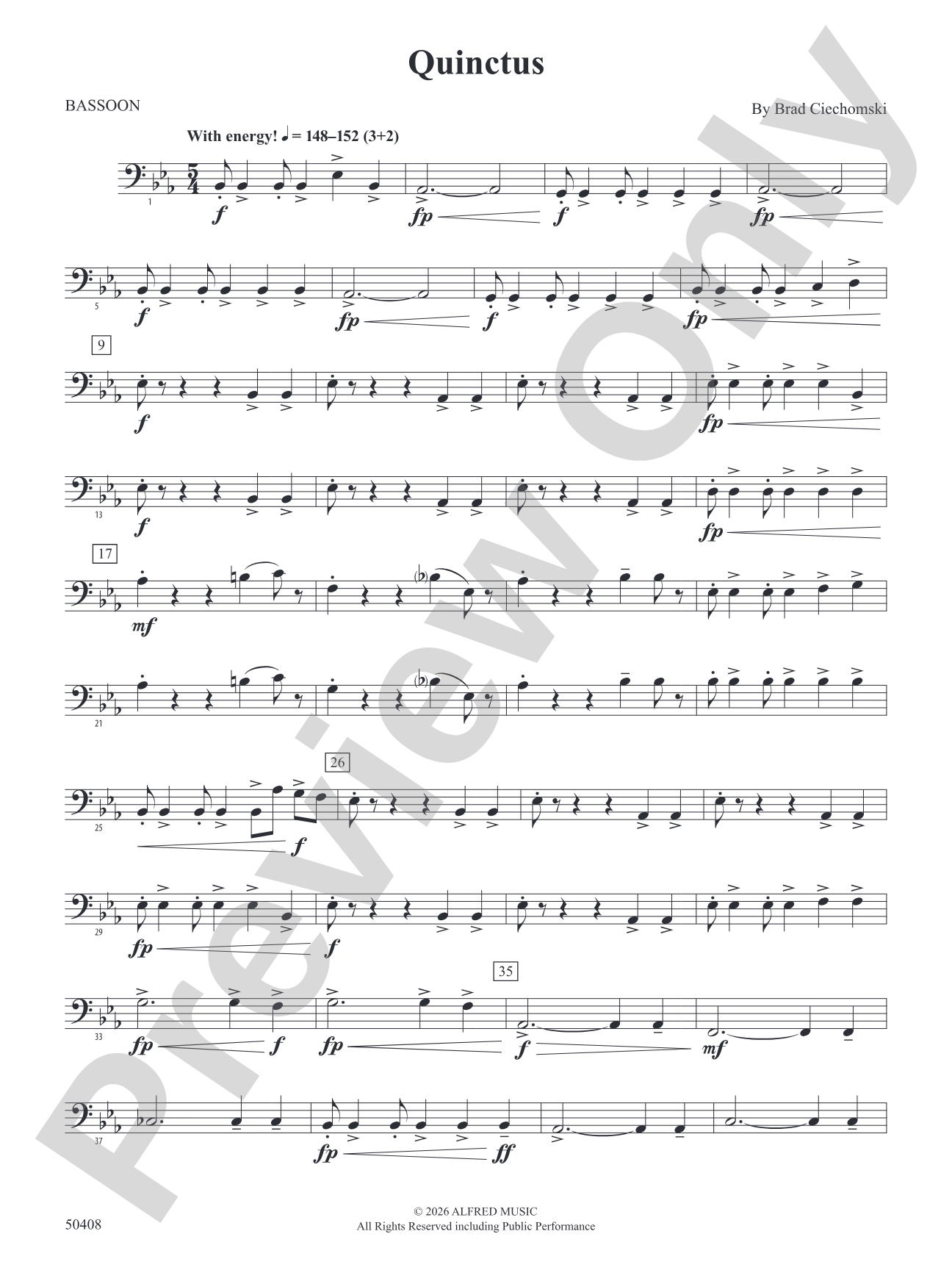 Quinctus: Bassoon