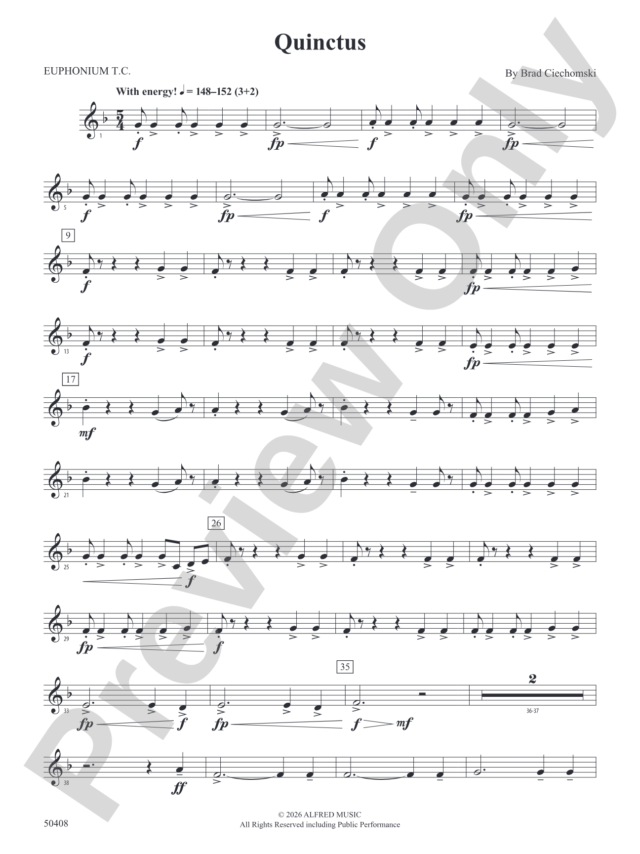 Quinctus: Baritone T.C.