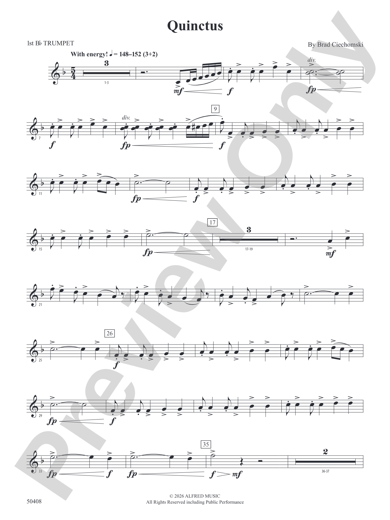 Quinctus: 1st B-flat Trumpet