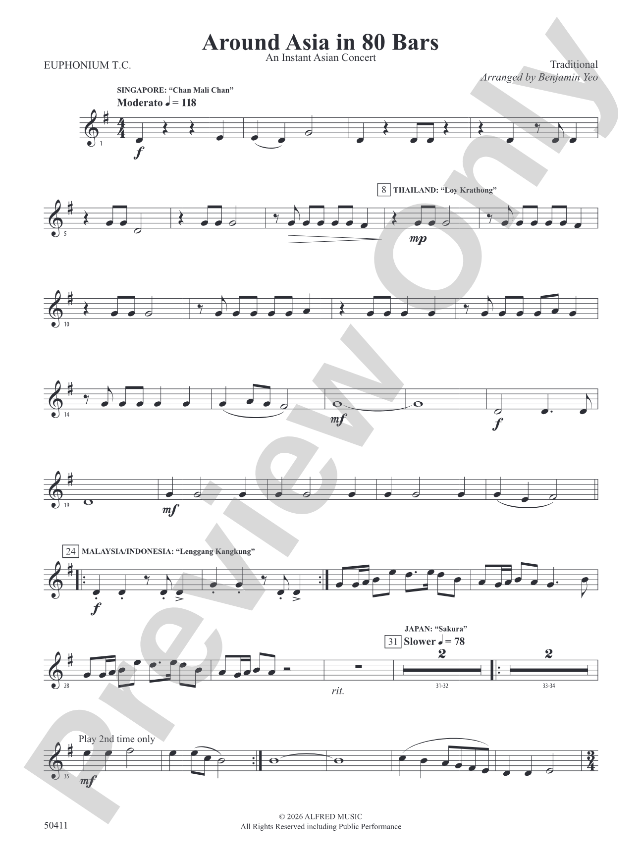 Around Asia in 80 Bars: Baritone T.C.
