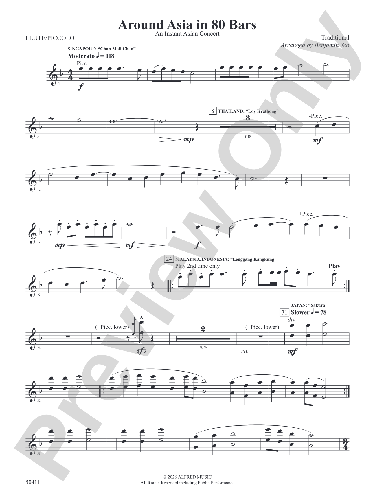Around Asia in 80 Bars: Flute