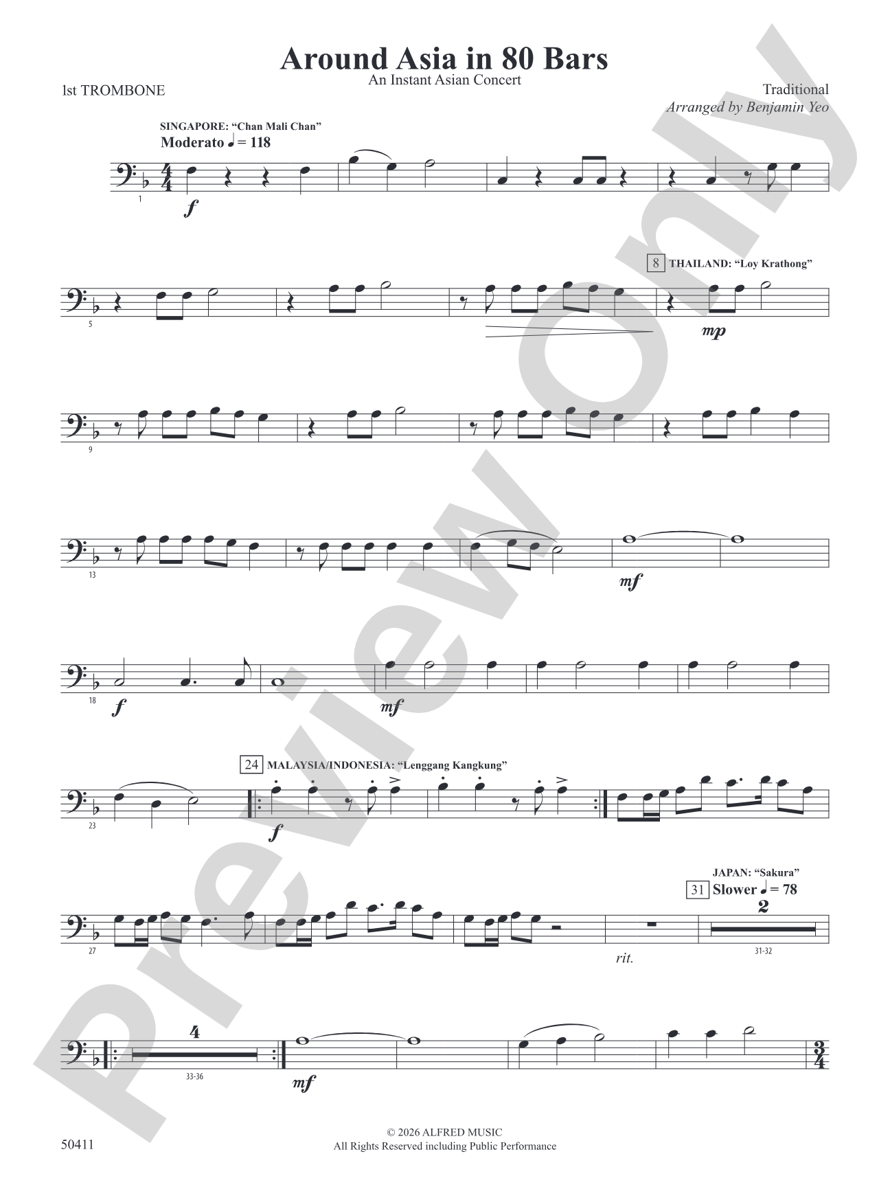 Around Asia in 80 Bars: 1st Trombone