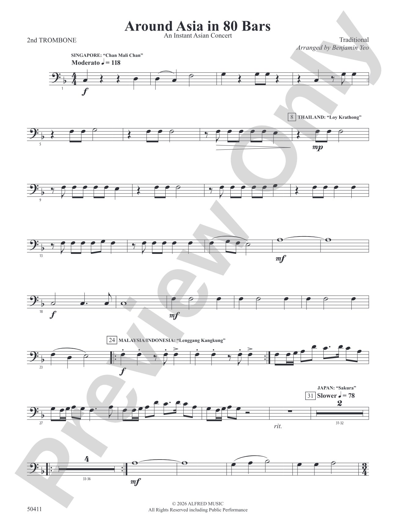 Around Asia in 80 Bars: 2nd Trombone