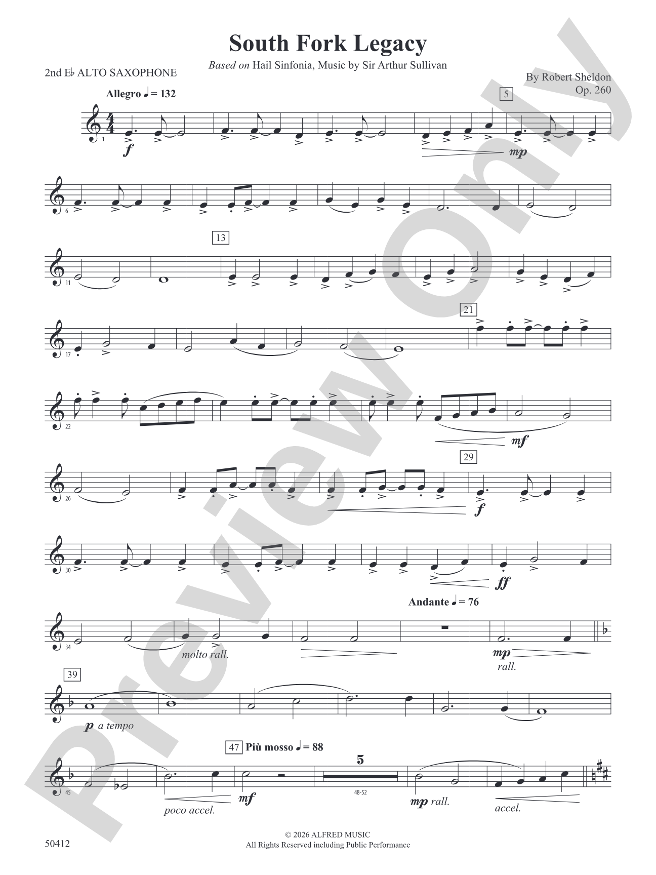 South Fork Legacy: 2nd E-flat Alto Saxophone