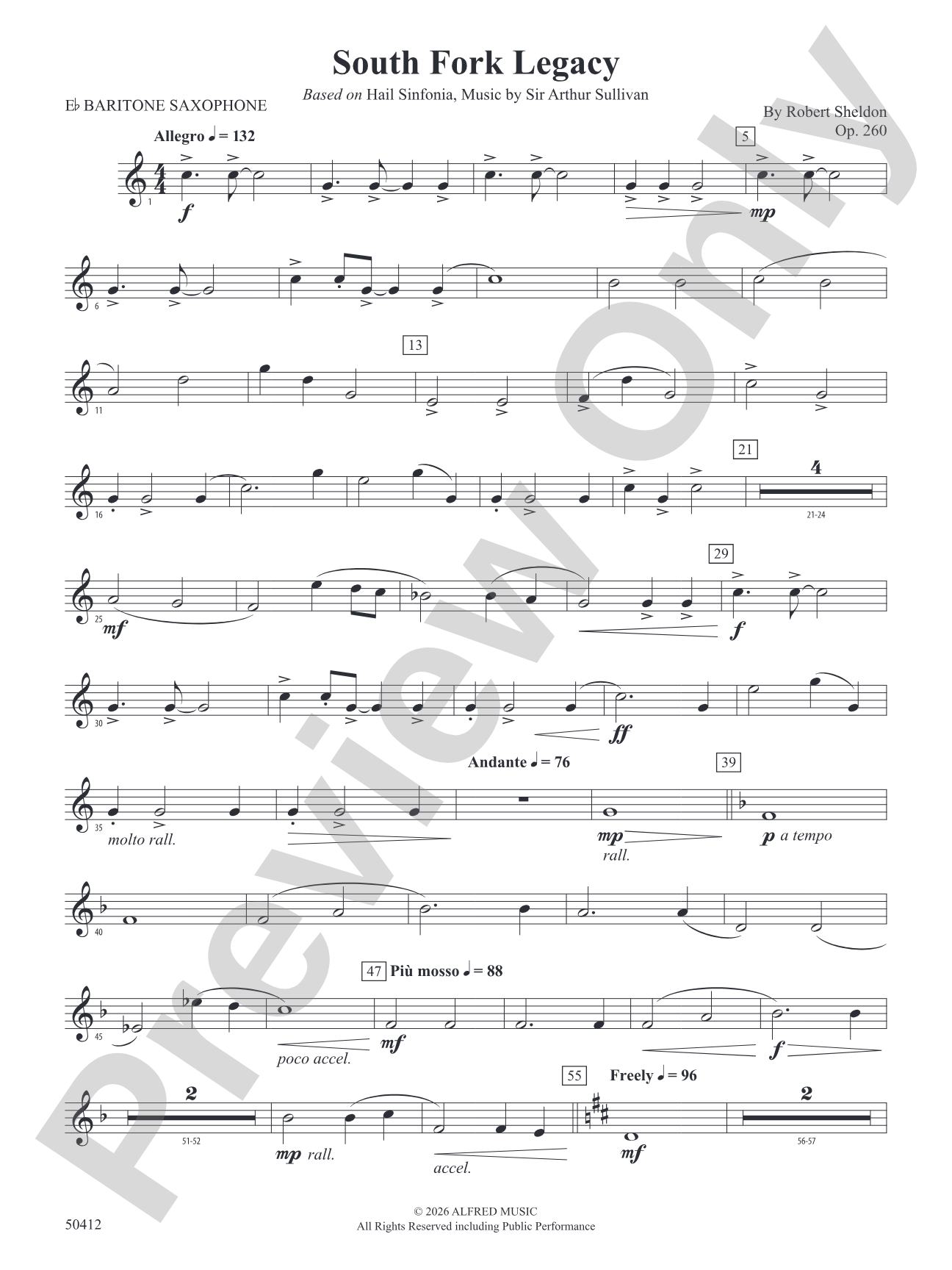 South Fork Legacy: E-flat Baritone Saxophone