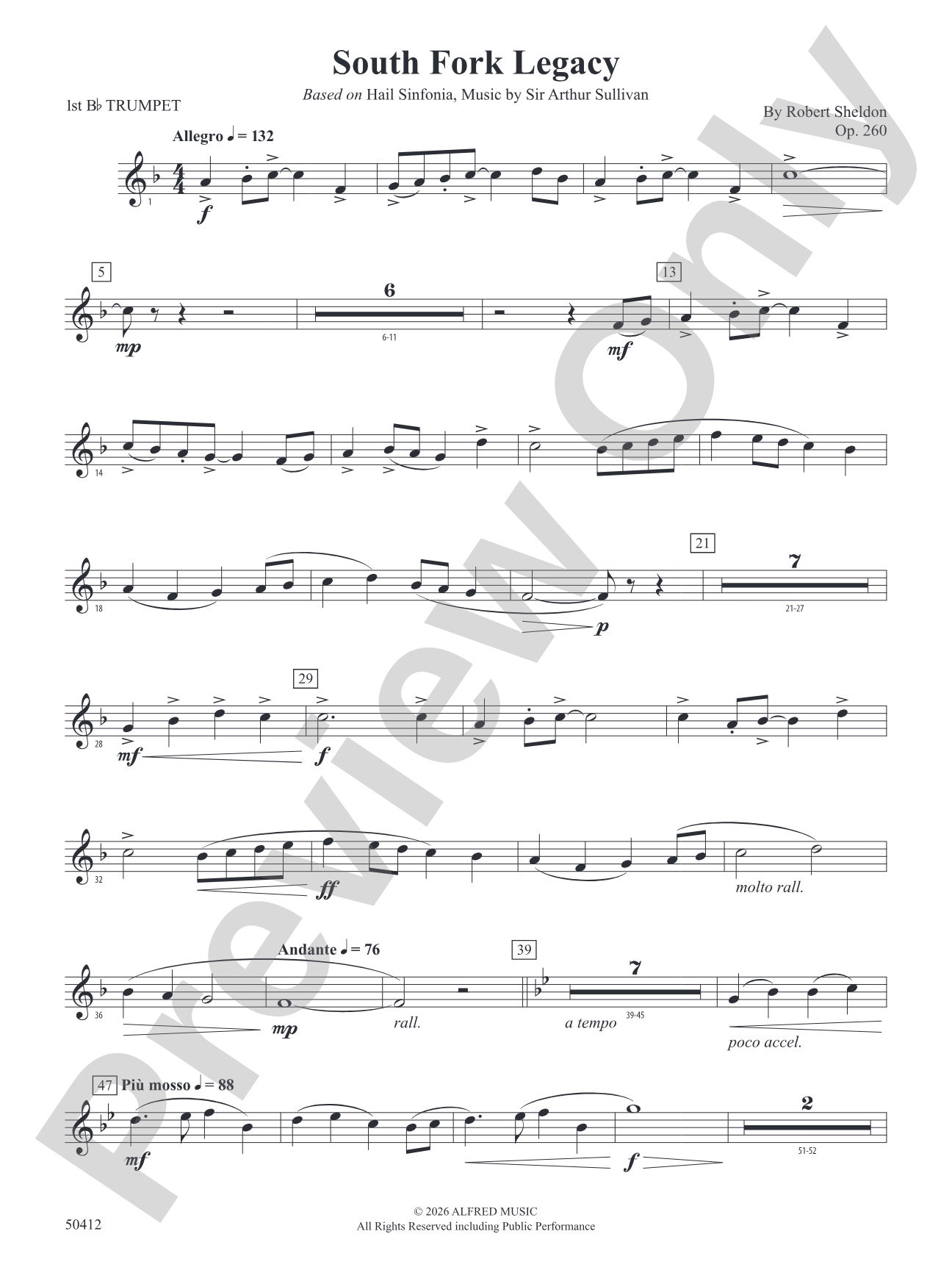South Fork Legacy: 1st B-flat Trumpet