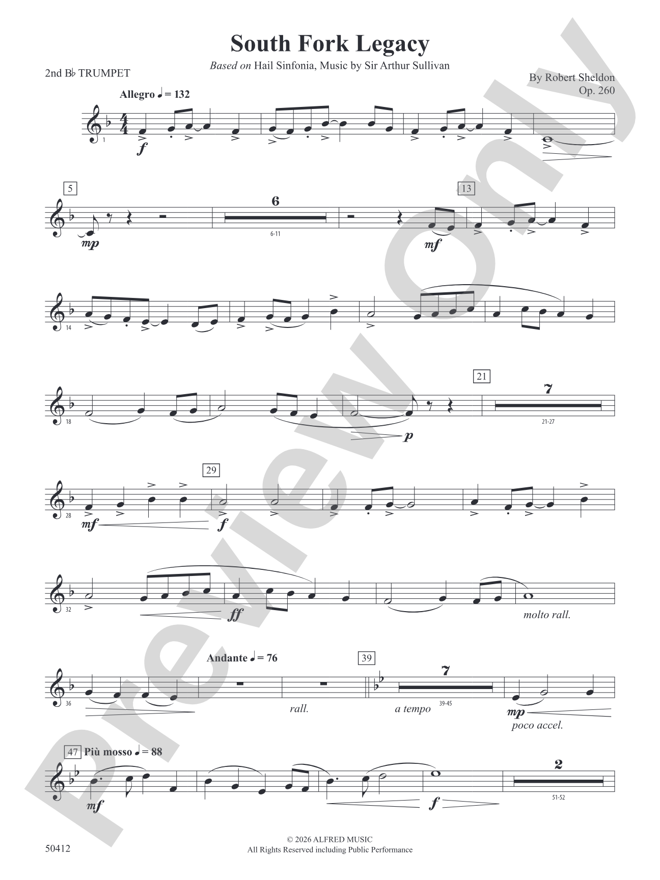 South Fork Legacy: 2nd B-flat Trumpet