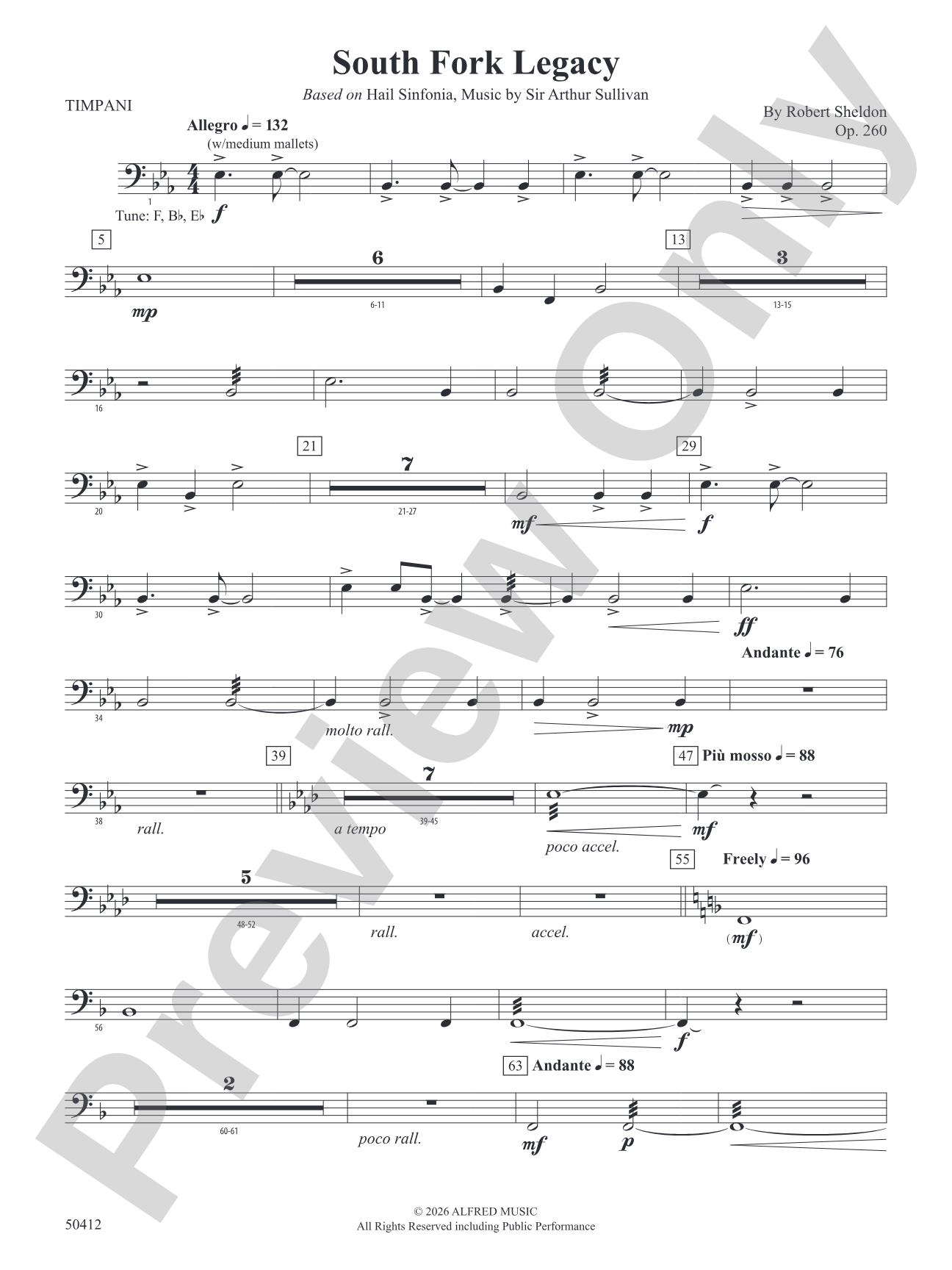 South Fork Legacy: Timpani