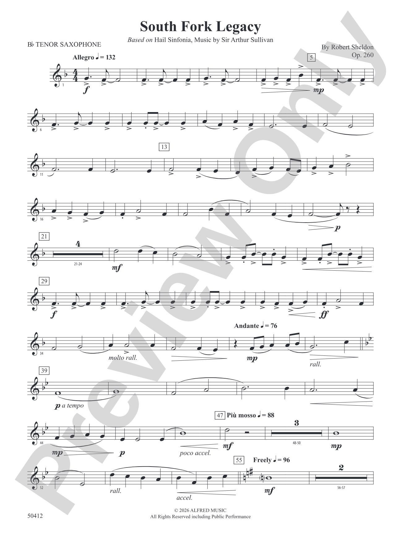 South Fork Legacy: B-flat Tenor Saxophone