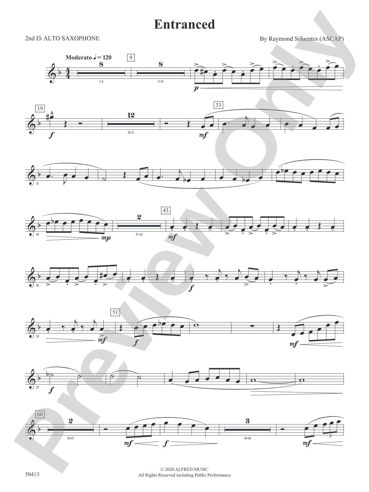 Entranced: 2nd E-flat Alto Saxophone