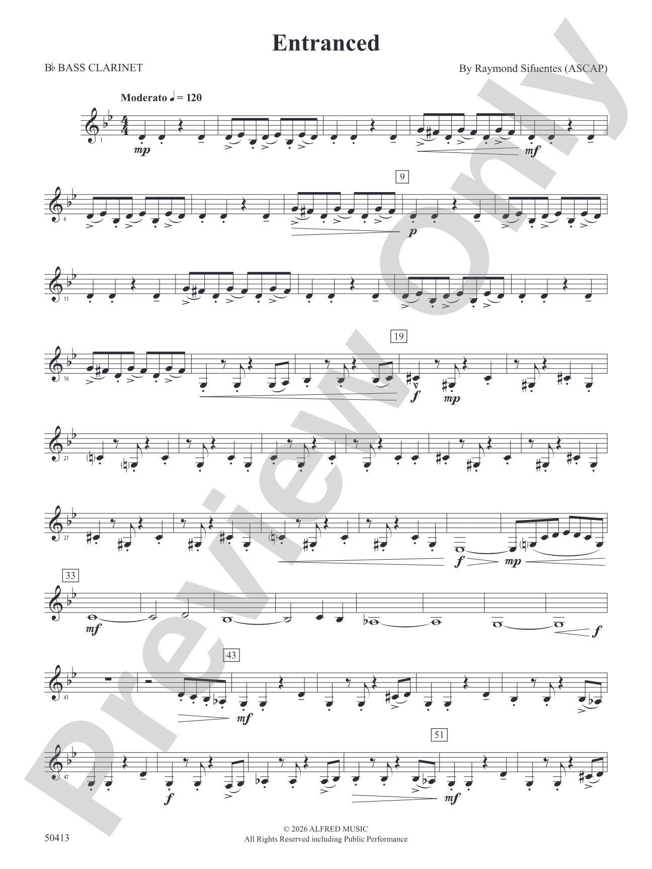 Entranced: B-flat Bass Clarinet