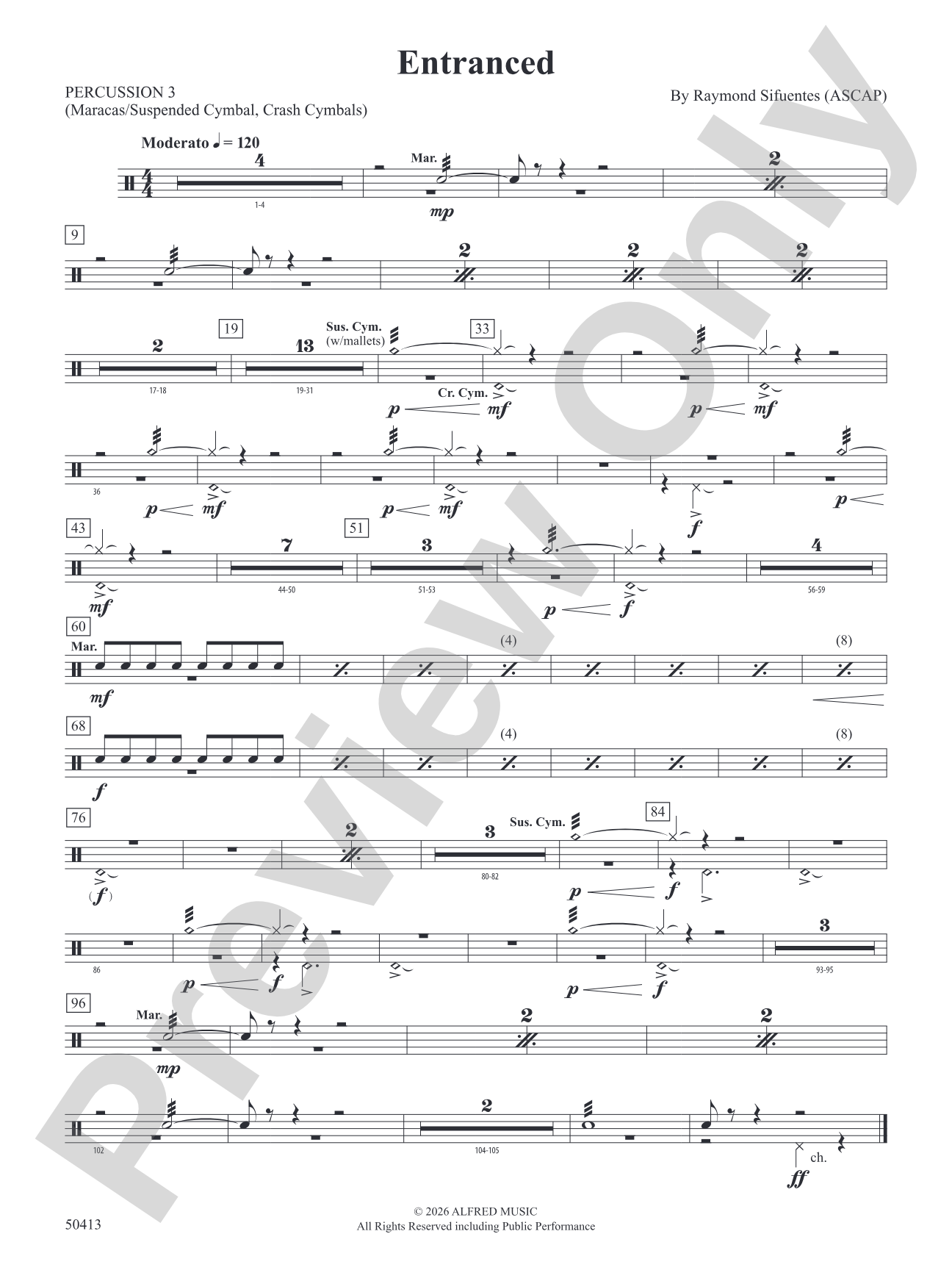 Entranced: 3rd Percussion