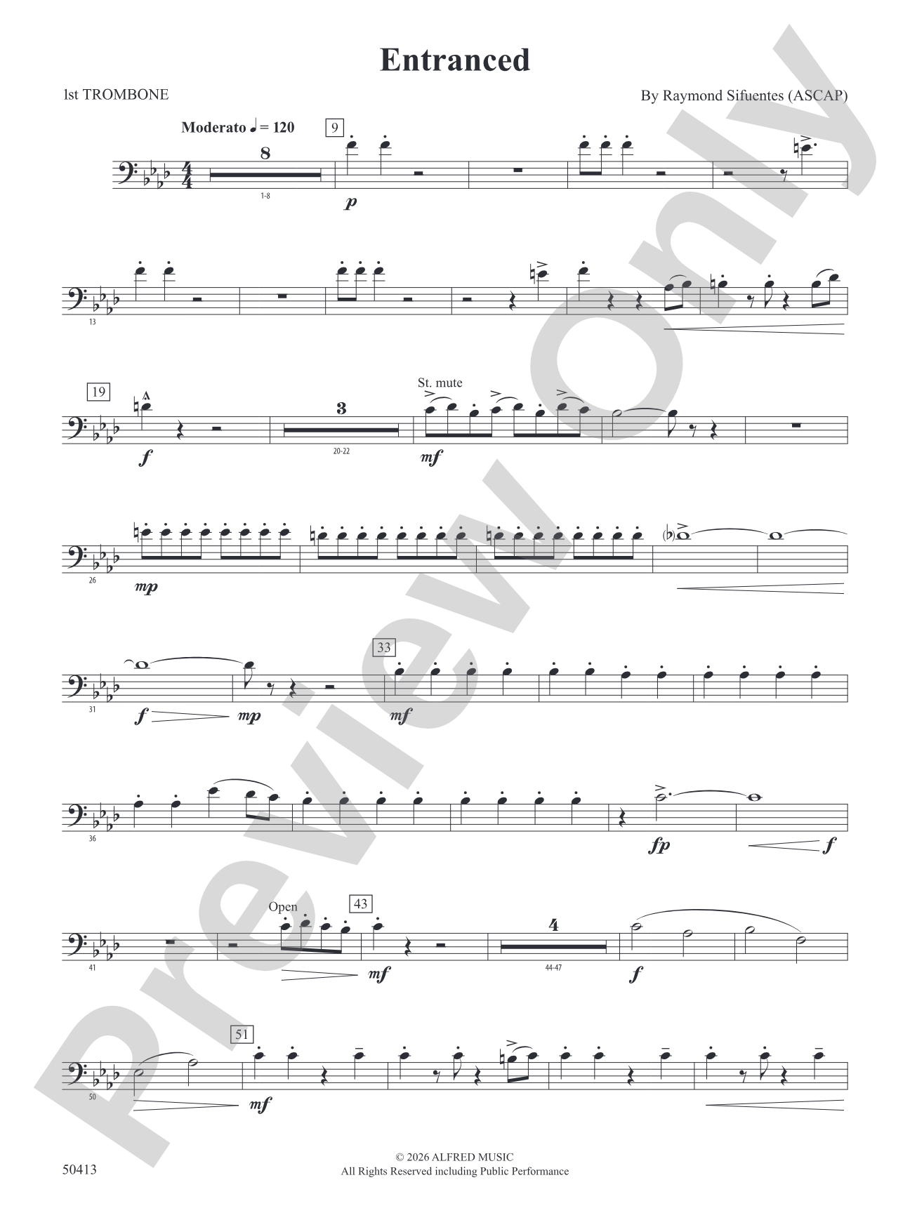 Entranced: 1st Trombone