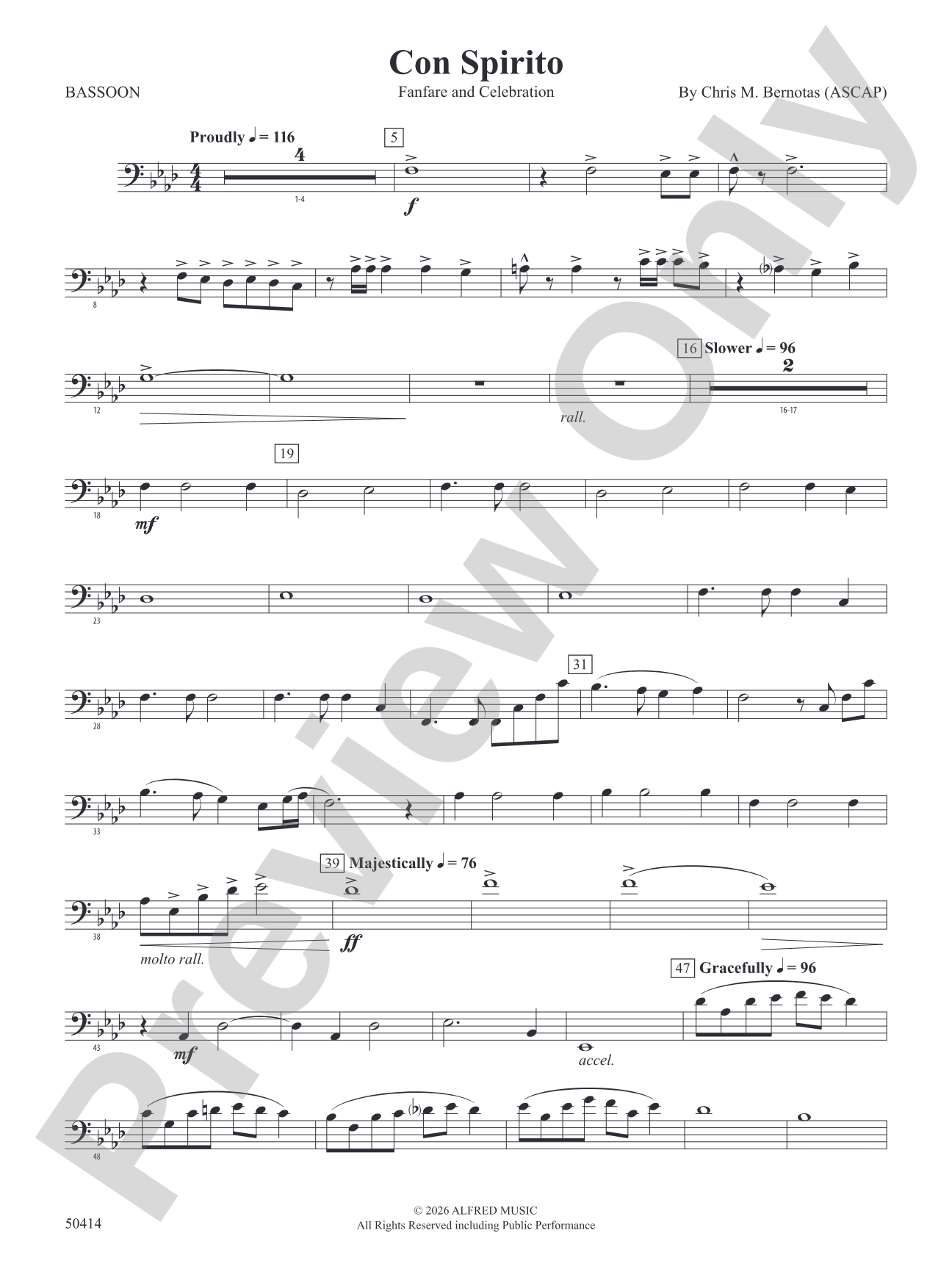 Con Spirito: Bassoon