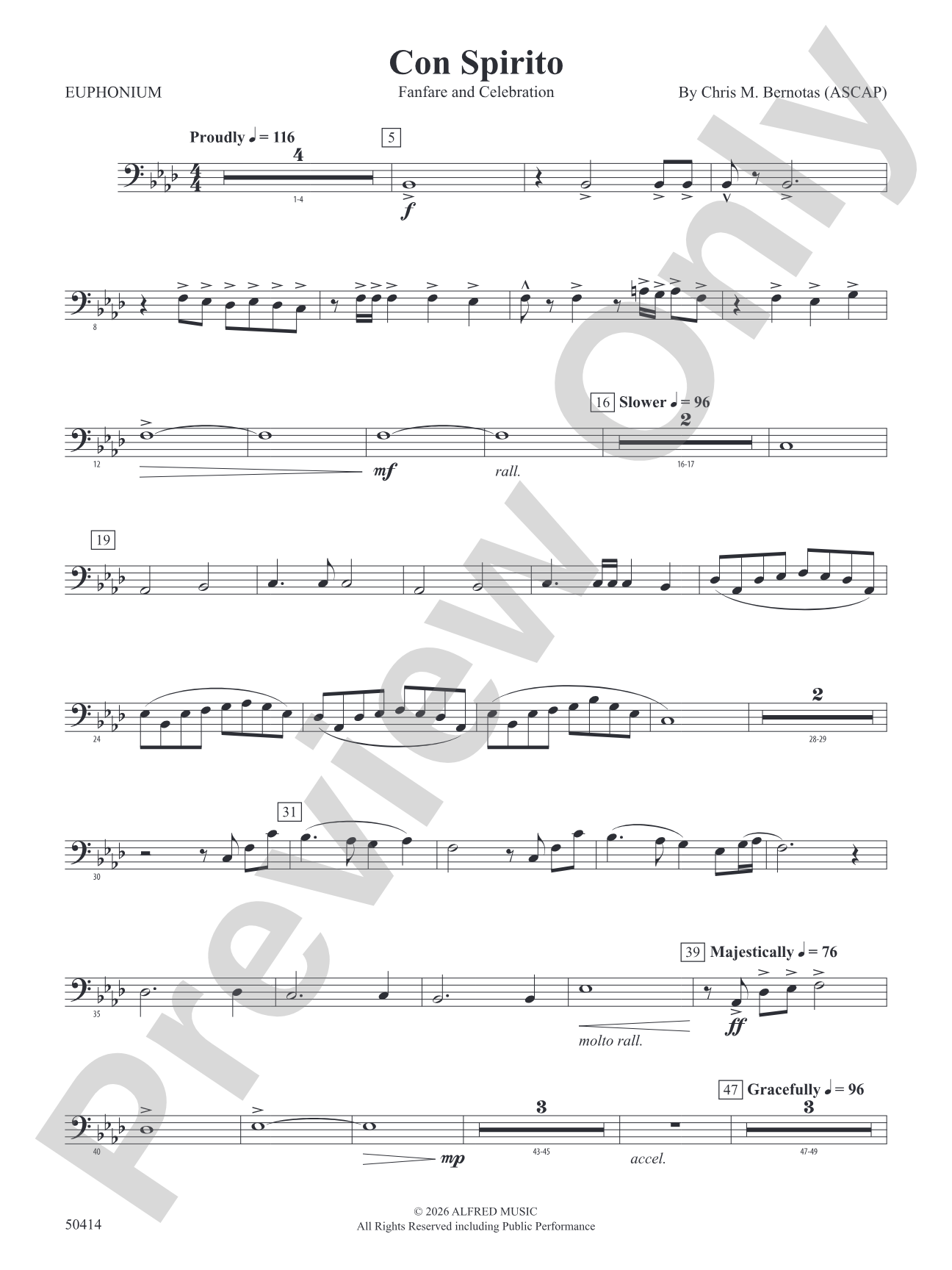 Con Spirito: Baritone B.C.