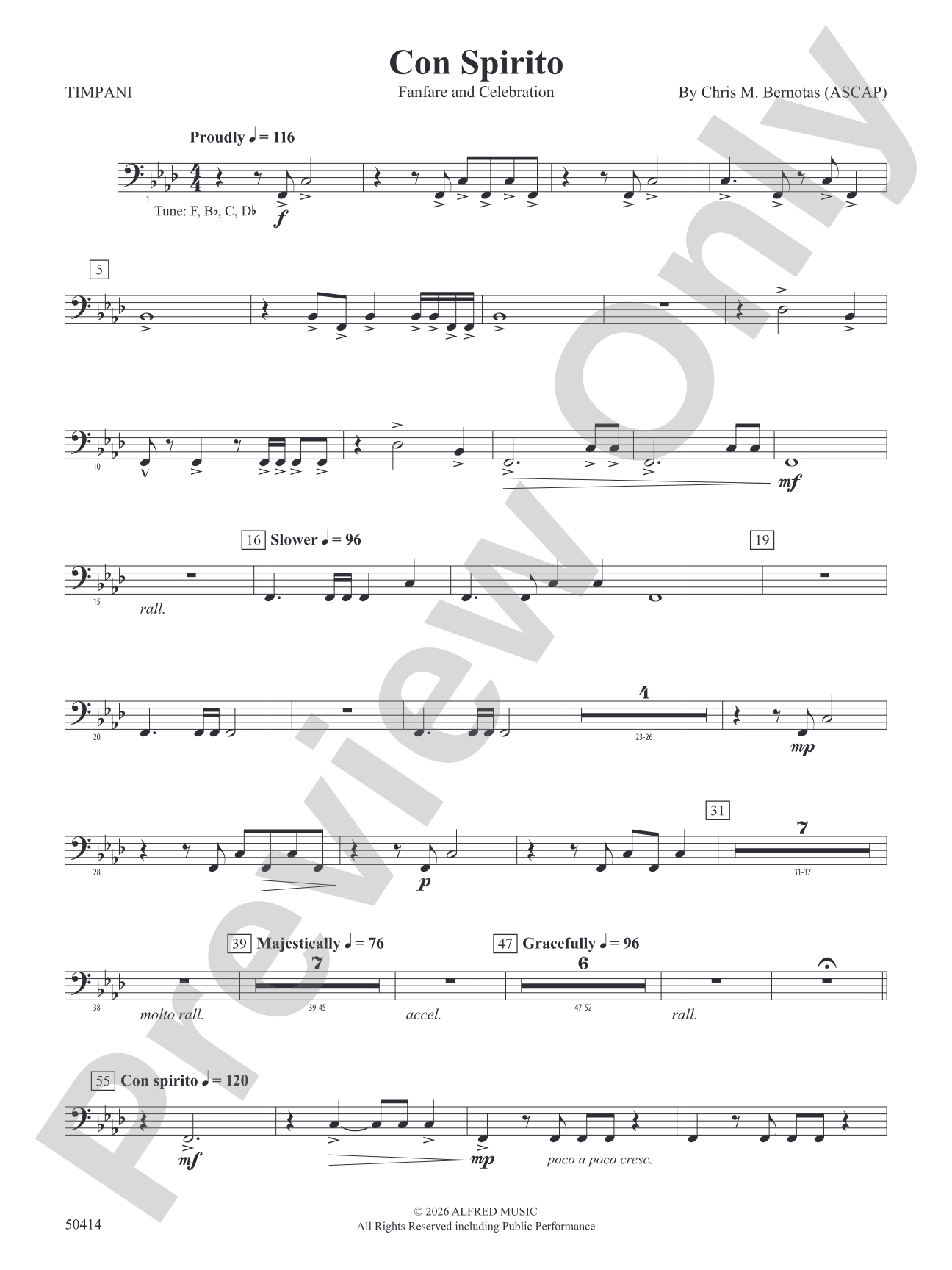 Con Spirito: Timpani