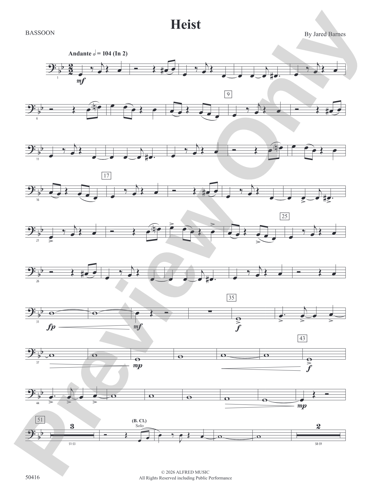 Heist: Bassoon