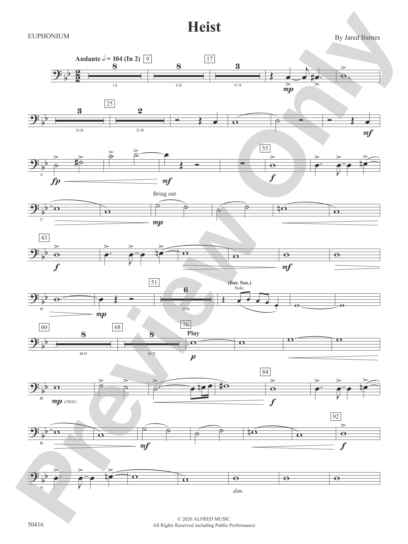 Heist: Baritone B.C.