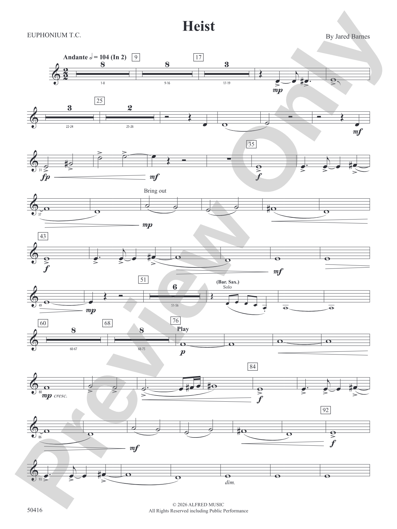 Heist: Baritone T.C.
