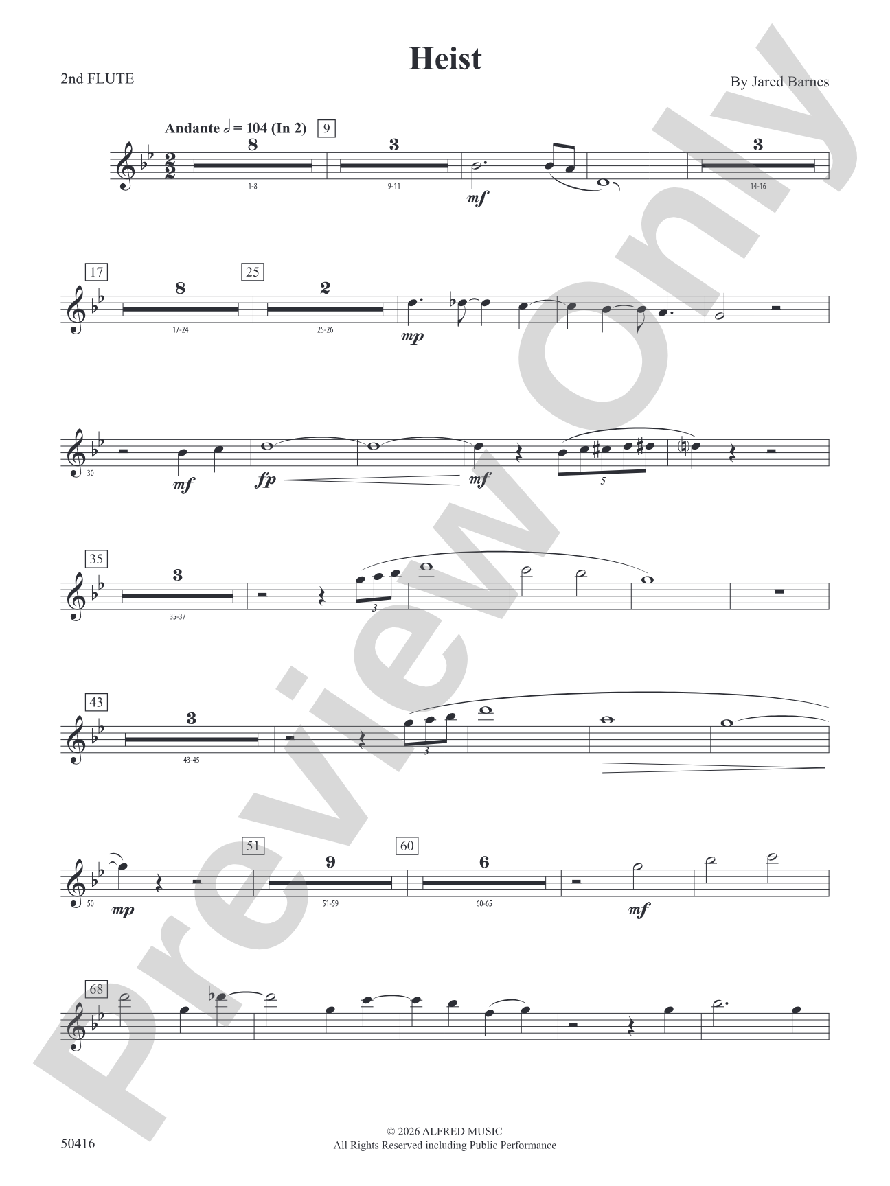 Heist: 2nd Flute
