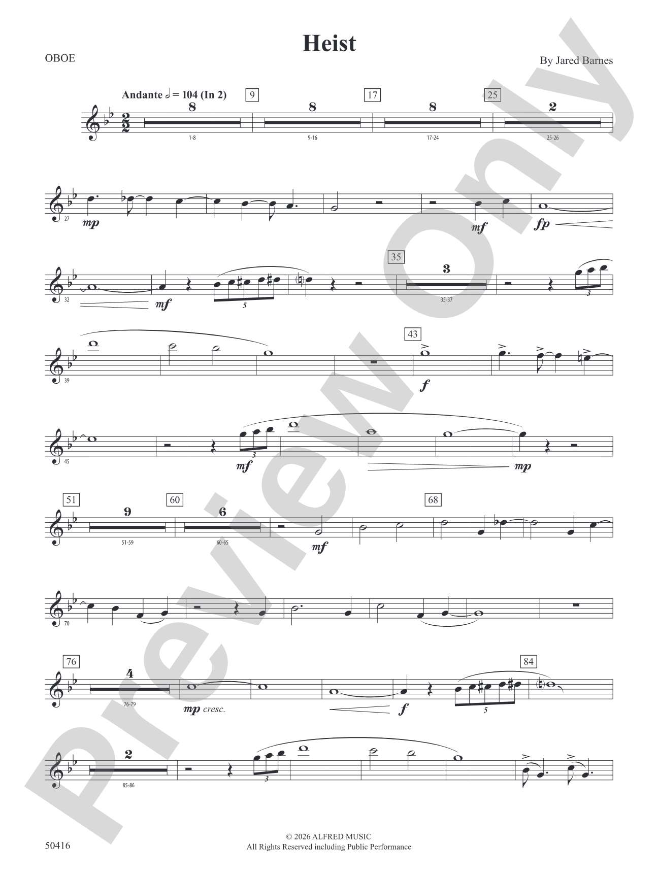 Heist: Oboe