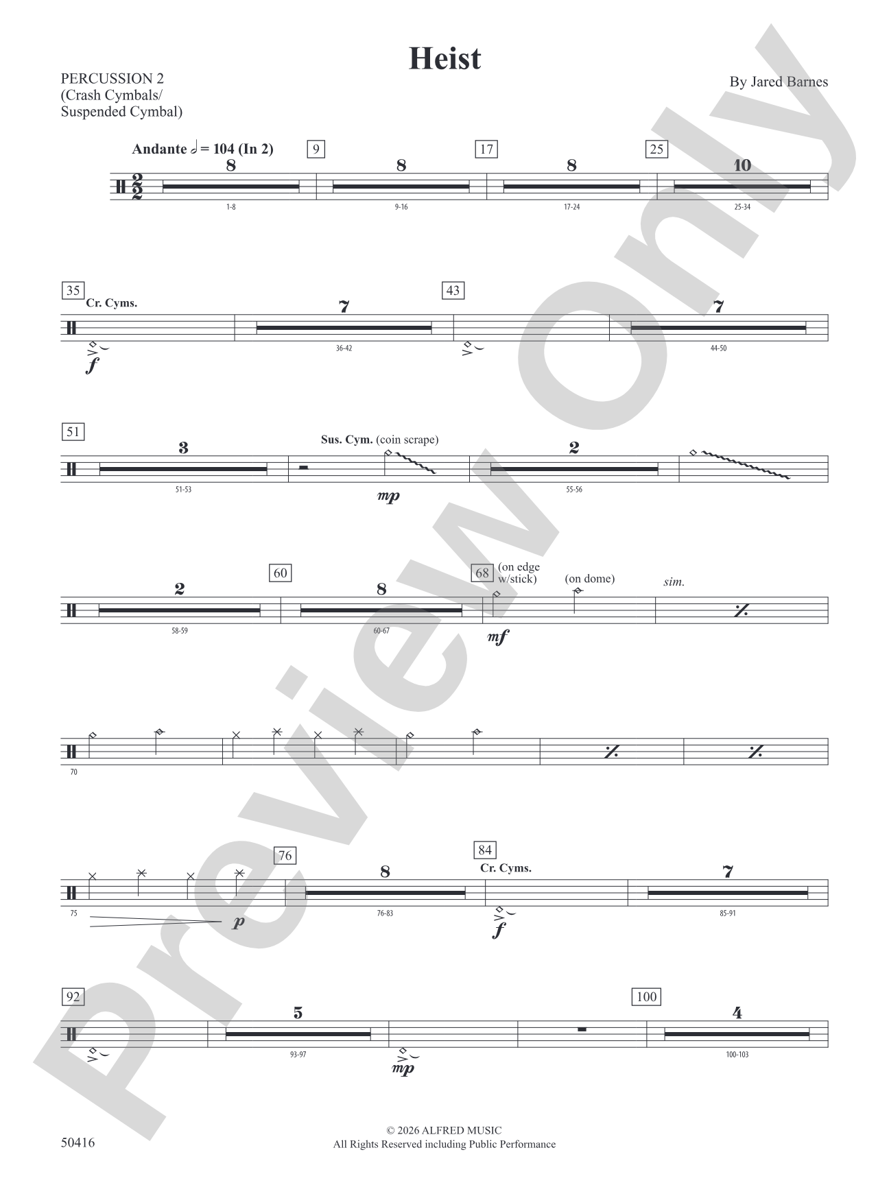 Heist: 2nd Percussion