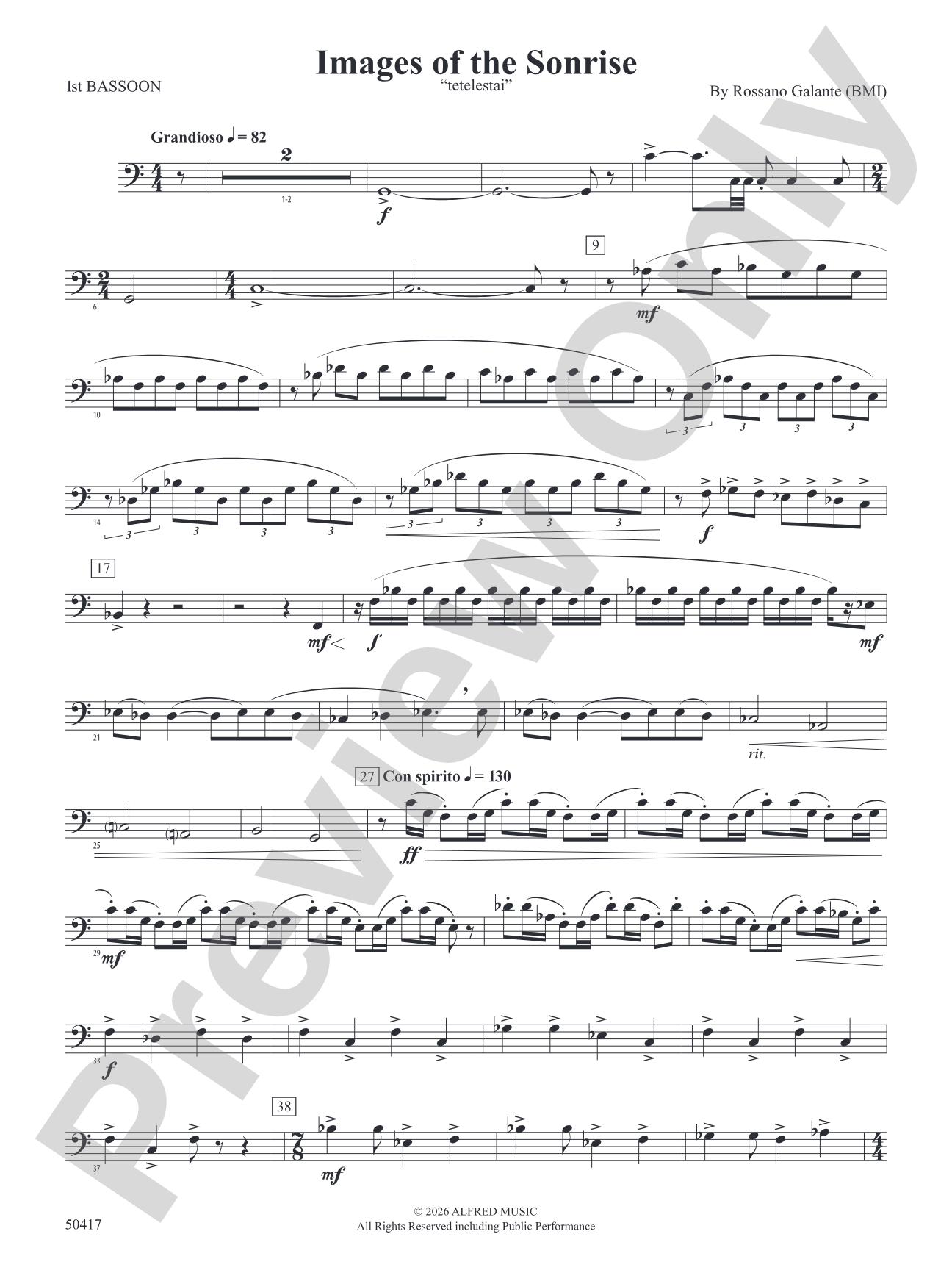 Images of the Sonrise: Bassoon