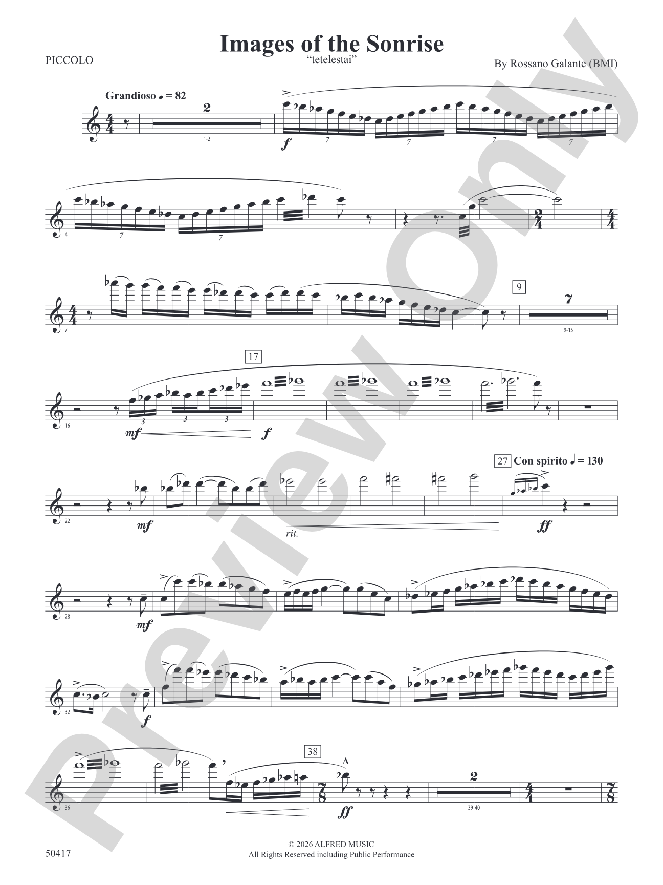 Images of the Sonrise: Piccolo