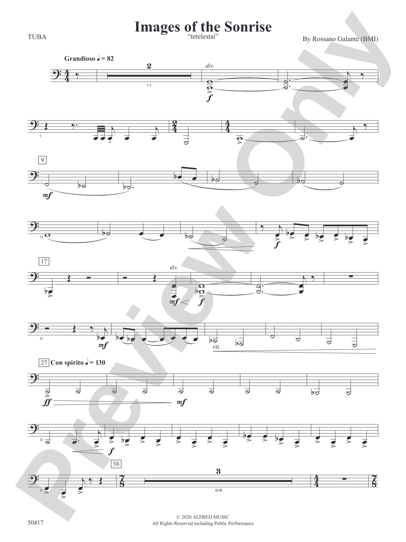 Images of the Sonrise: Tuba