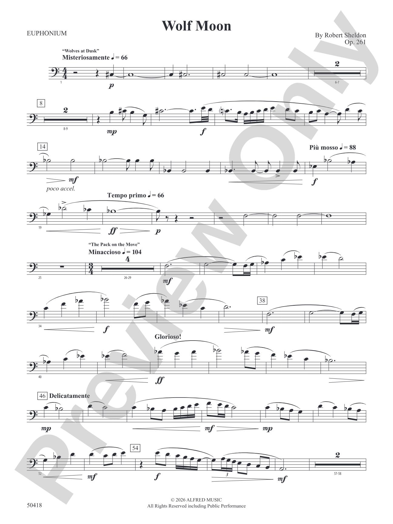 Wolf Moon: Baritone B.C.
