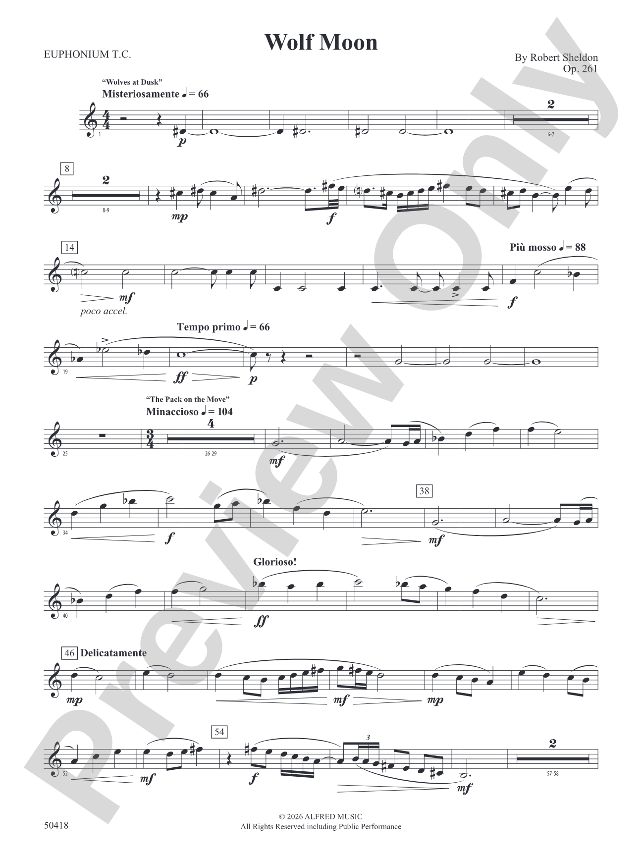 Wolf Moon: Baritone T.C.