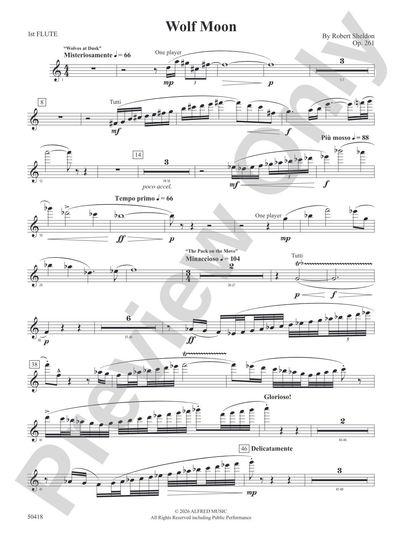 Wolf Moon: Flute
