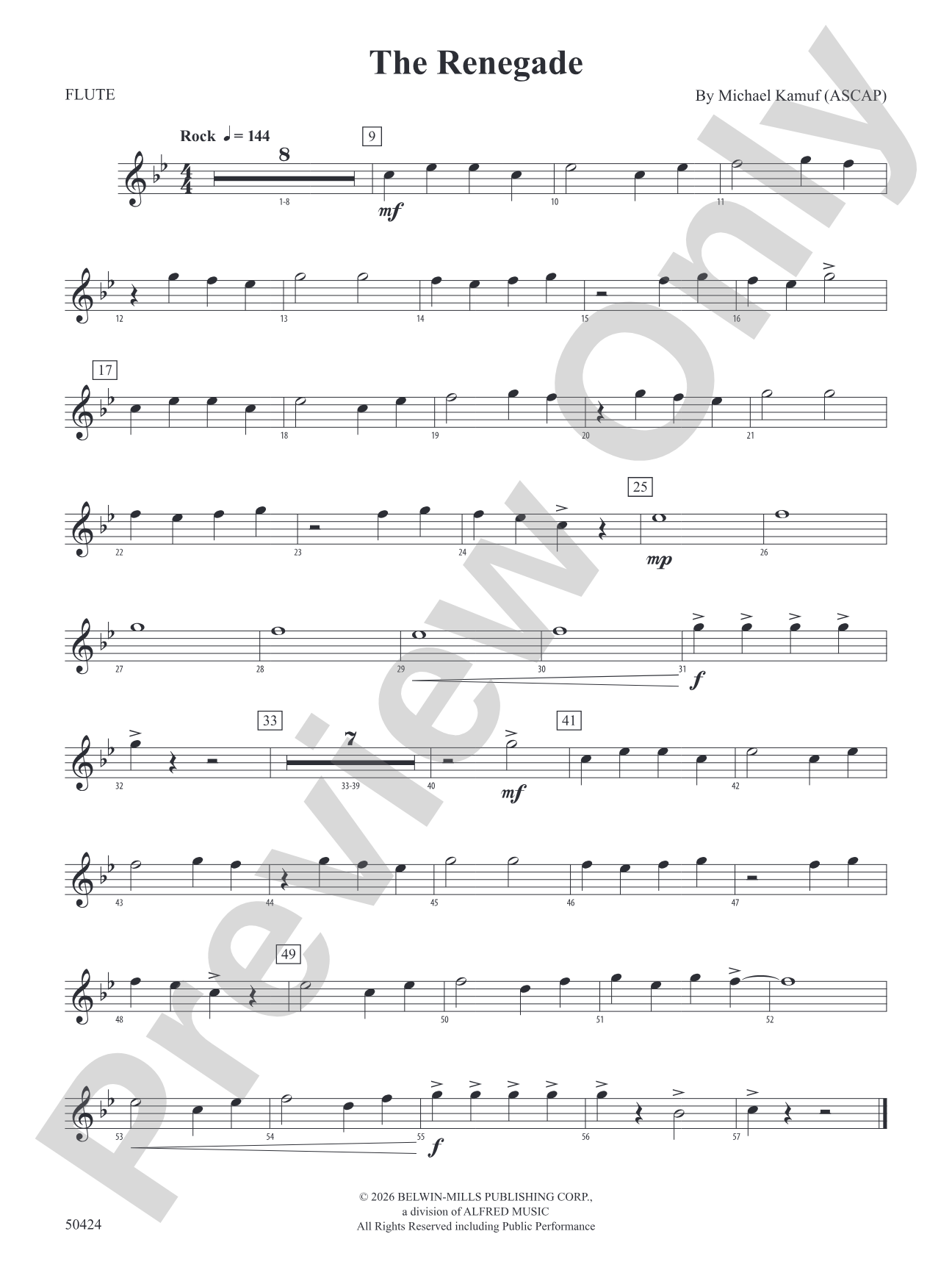 The Renegade: Flute