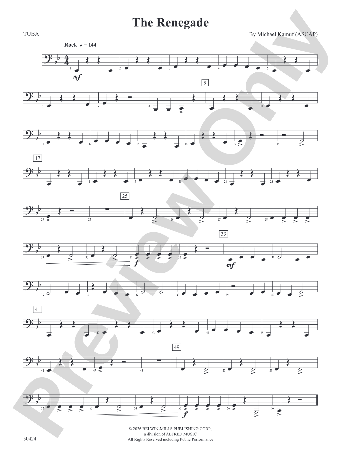 The Renegade: Tuba