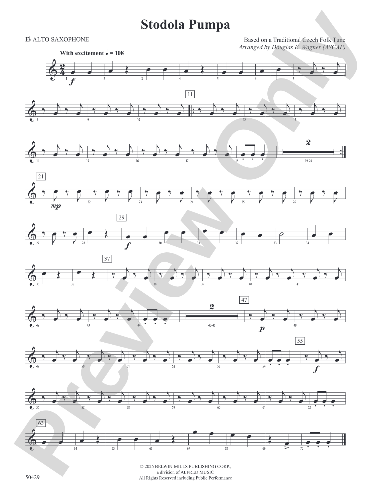 Stodola Pumpa: E-flat Alto Saxophone