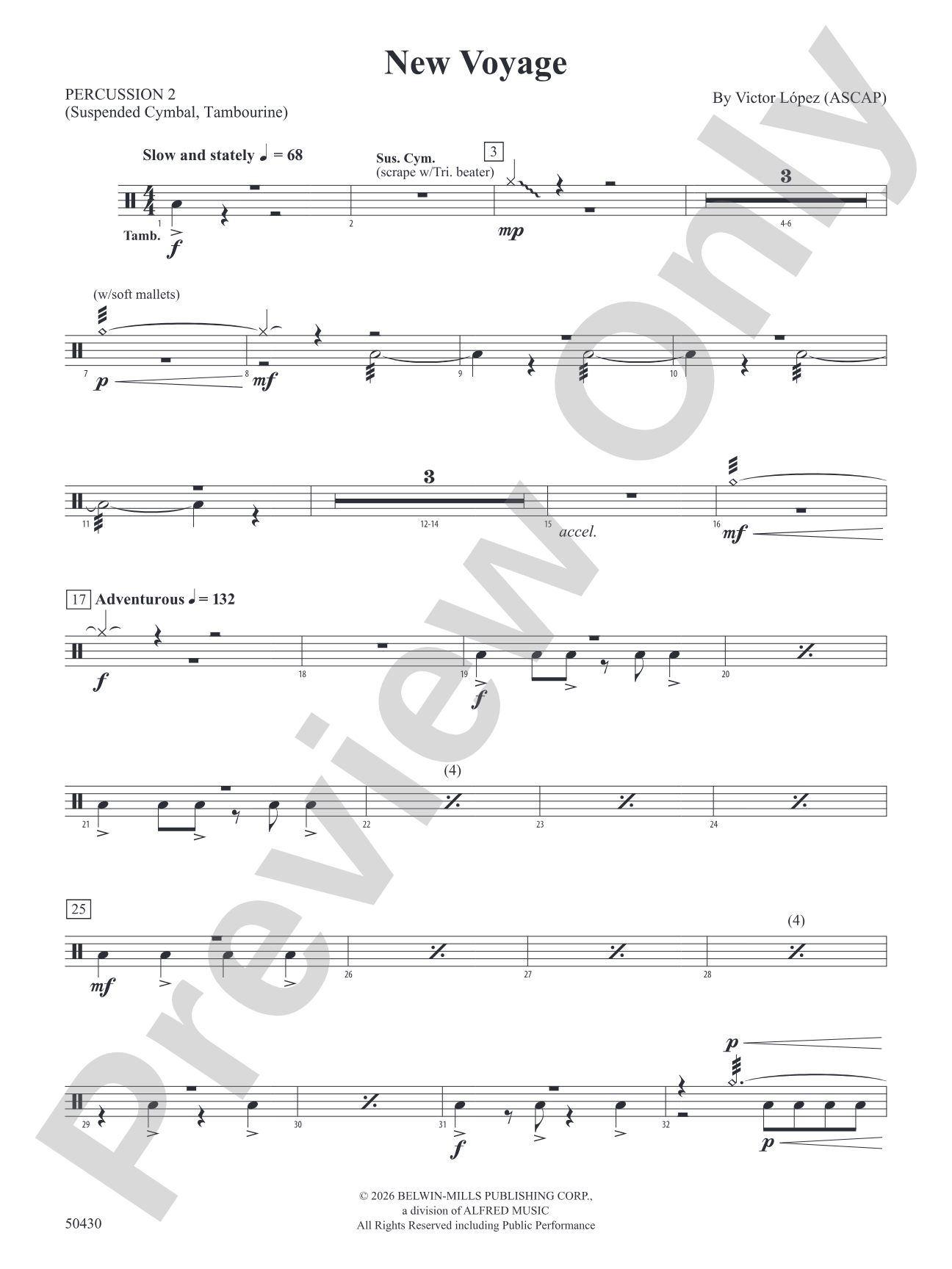 New Voyage: 2nd Percussion