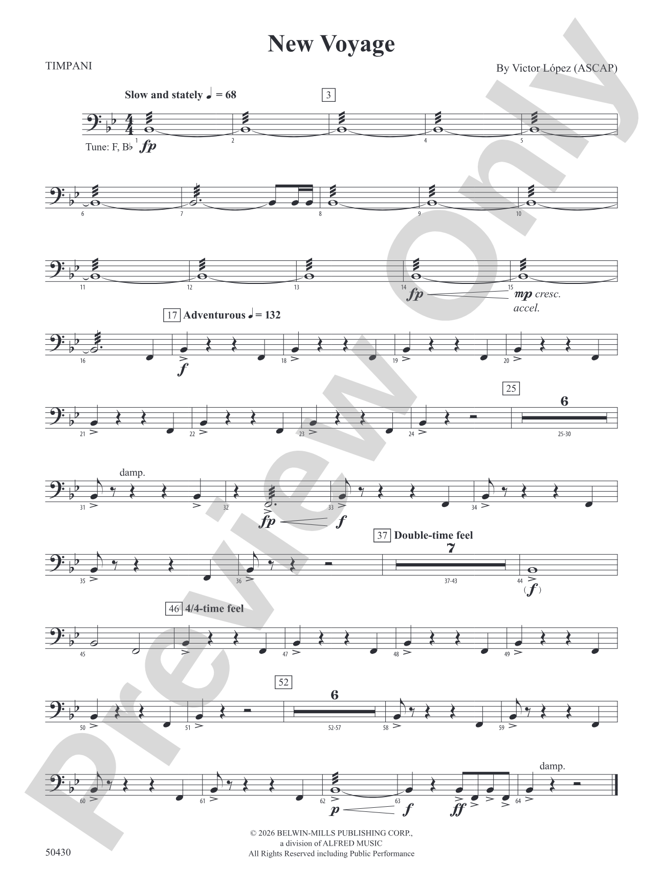 New Voyage: Timpani