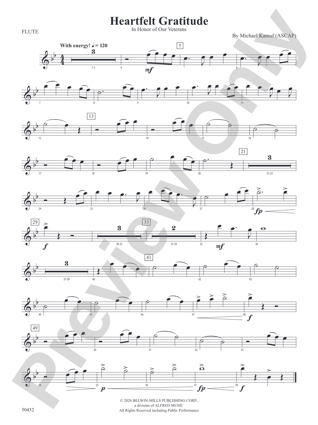 Heartfelt Gratitude: Flute