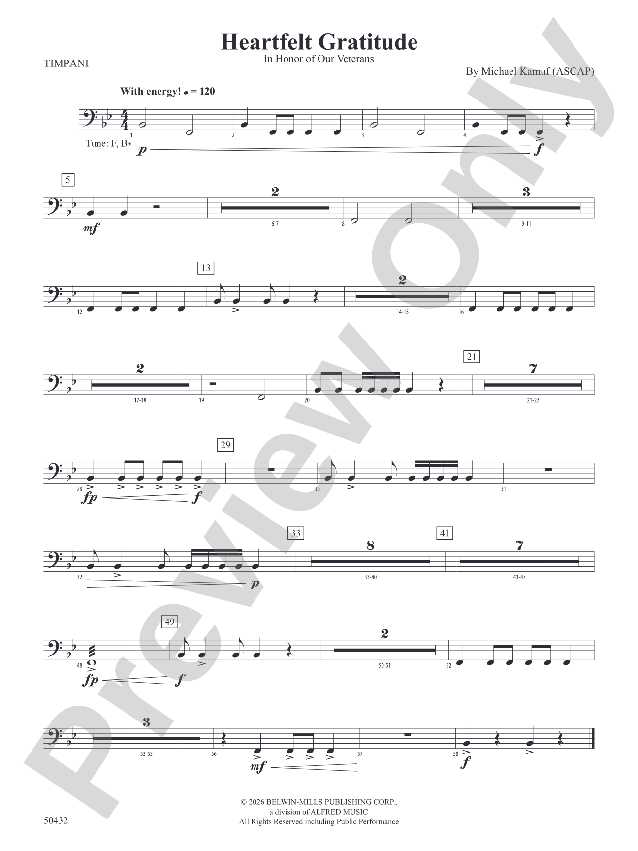 Heartfelt Gratitude: Timpani