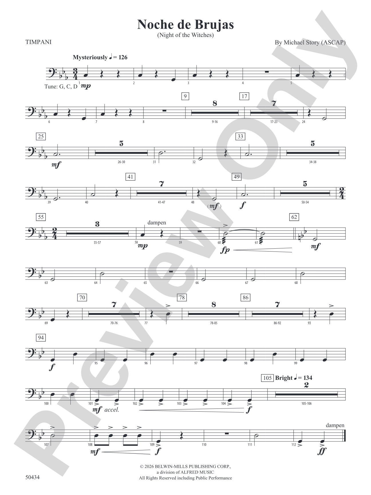 Noche de Brujas: Timpani