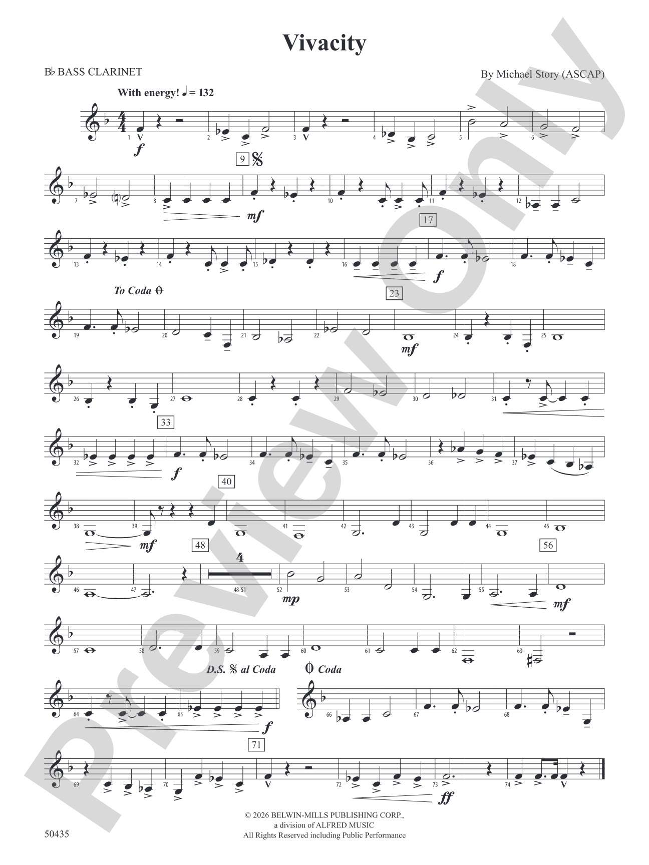 Vivacity: B-flat Bass Clarinet