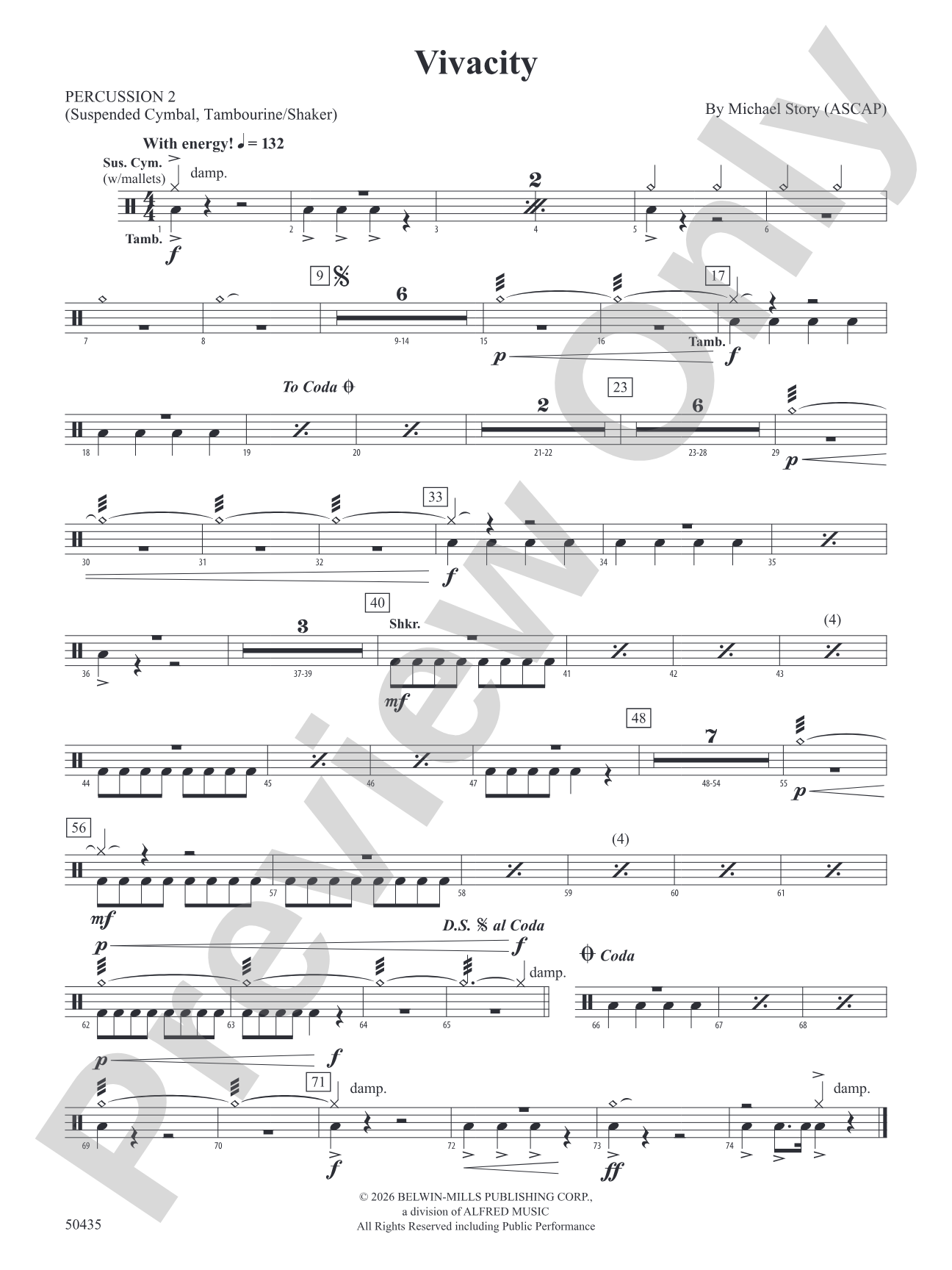 Vivacity: 2nd Percussion