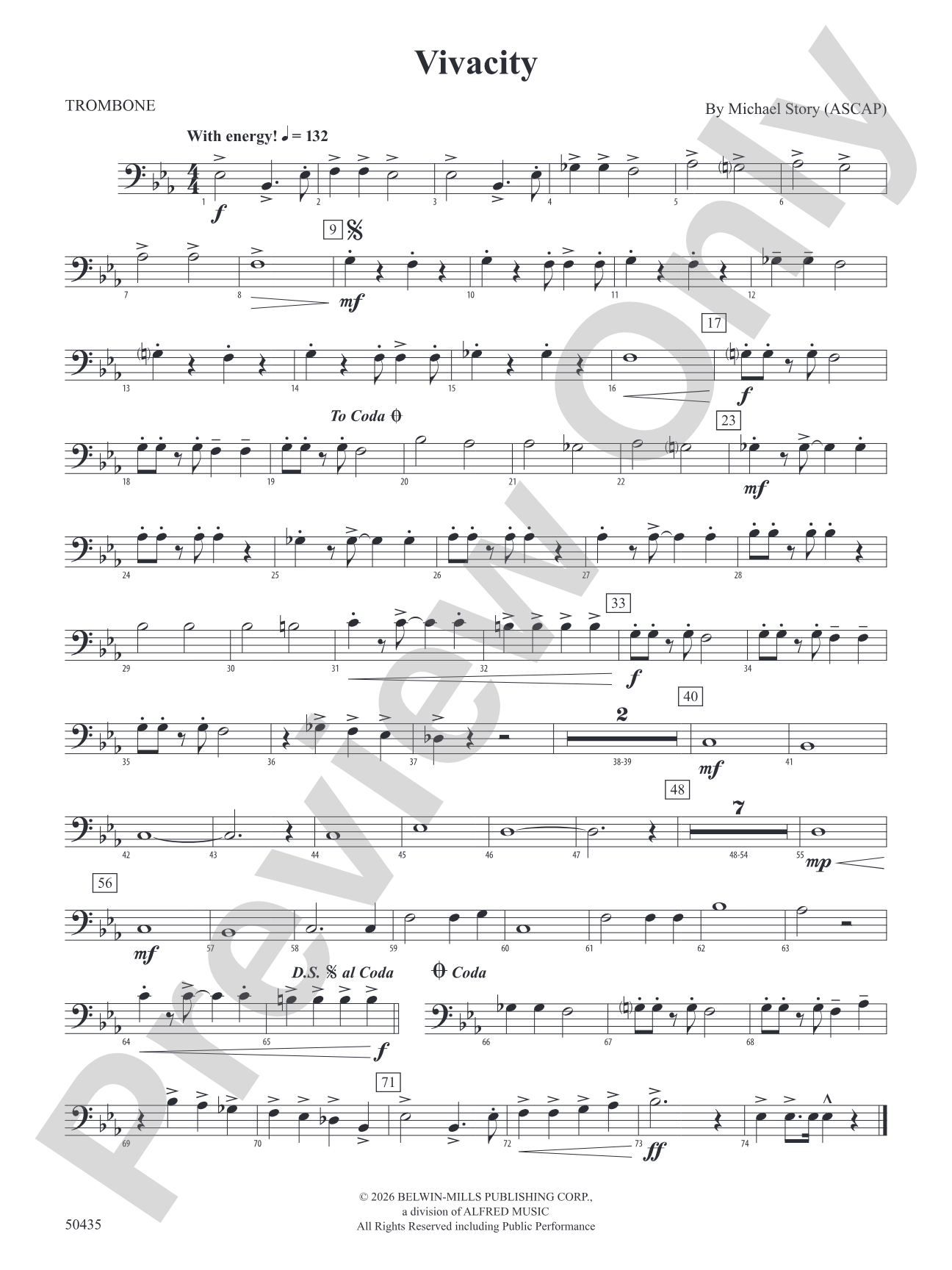 Vivacity: 1st Trombone