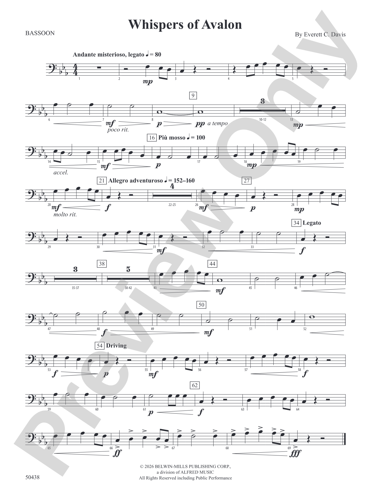 Whispers of Avalon: Bassoon