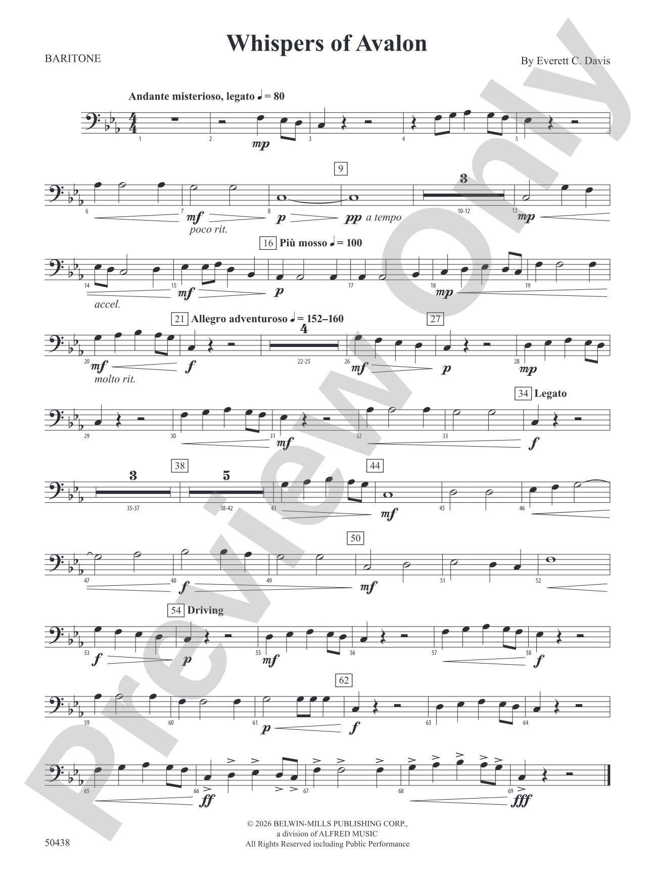 Whispers of Avalon: Baritone B.C.