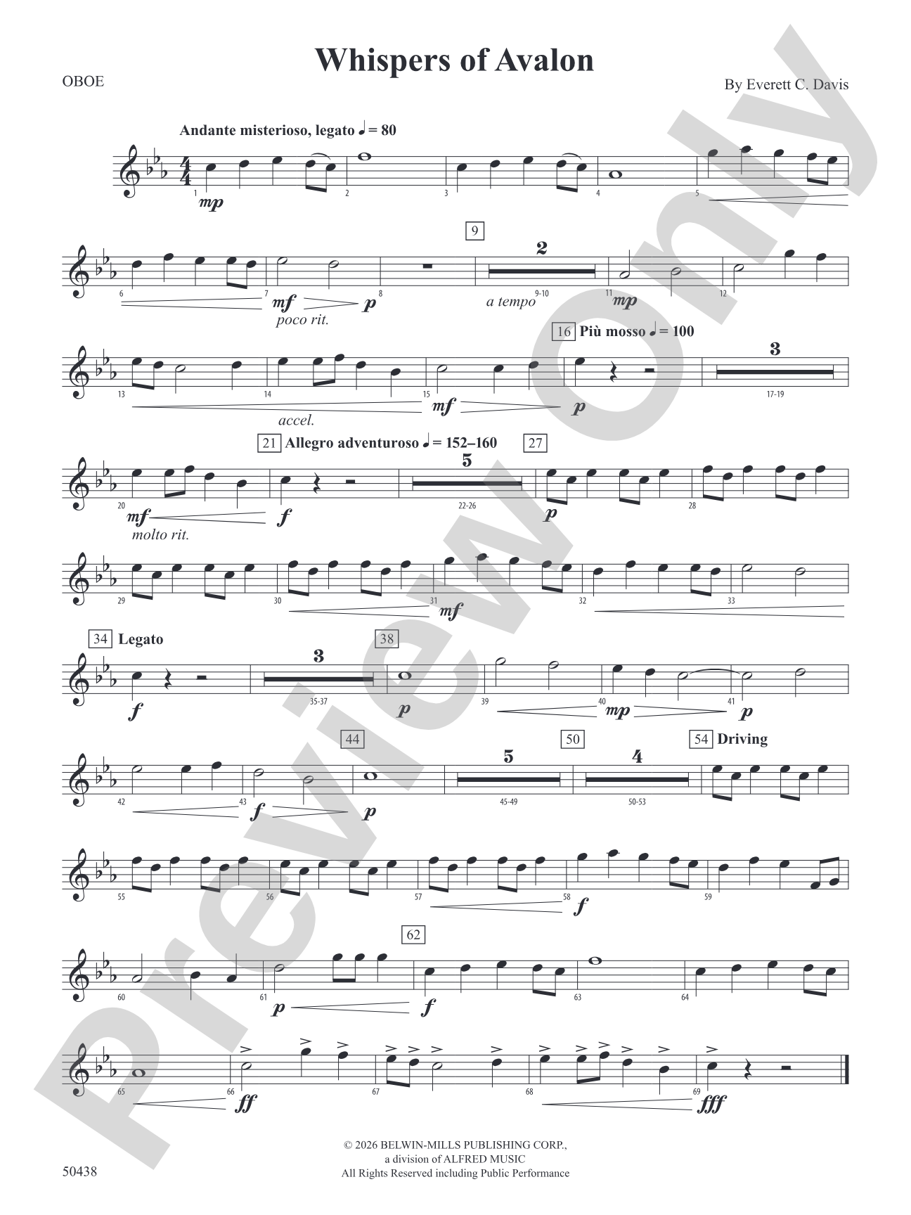 Whispers of Avalon: Oboe
