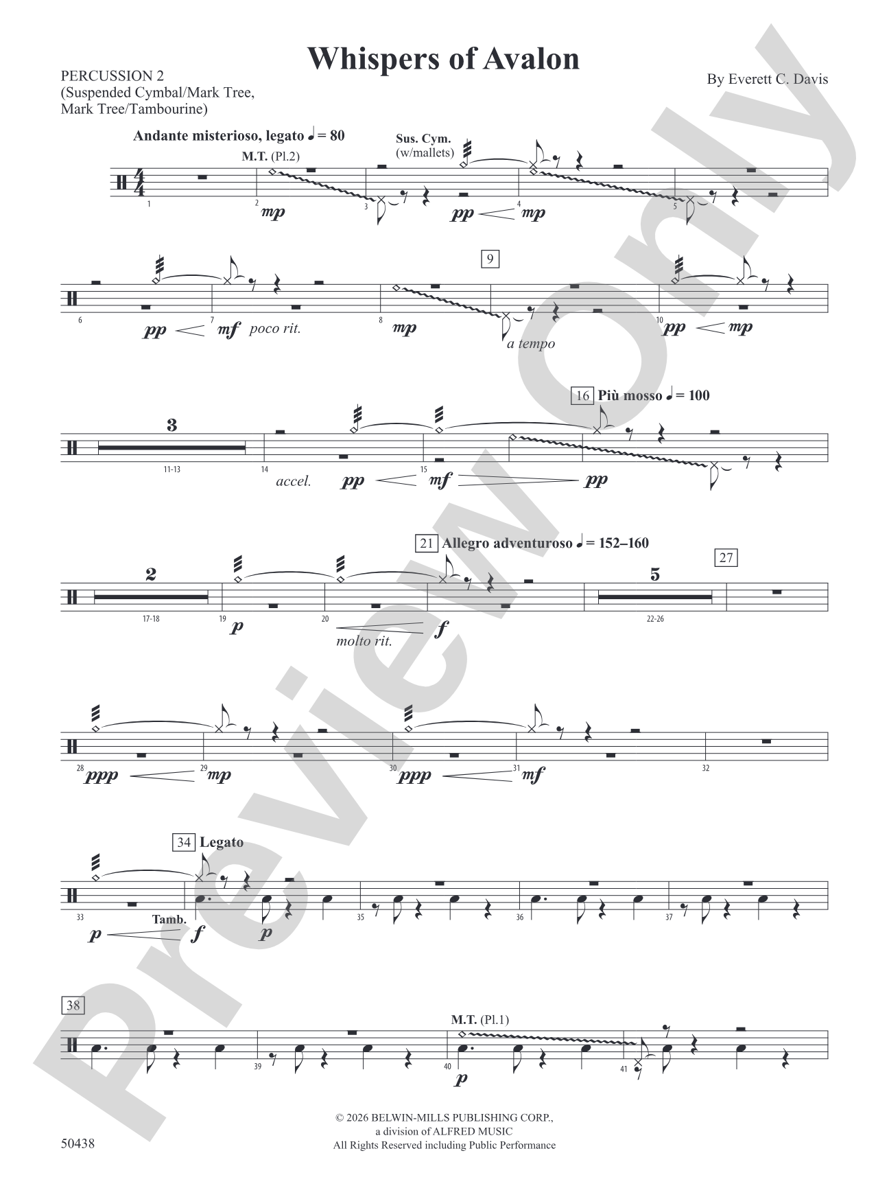 Whispers of Avalon: 2nd Percussion