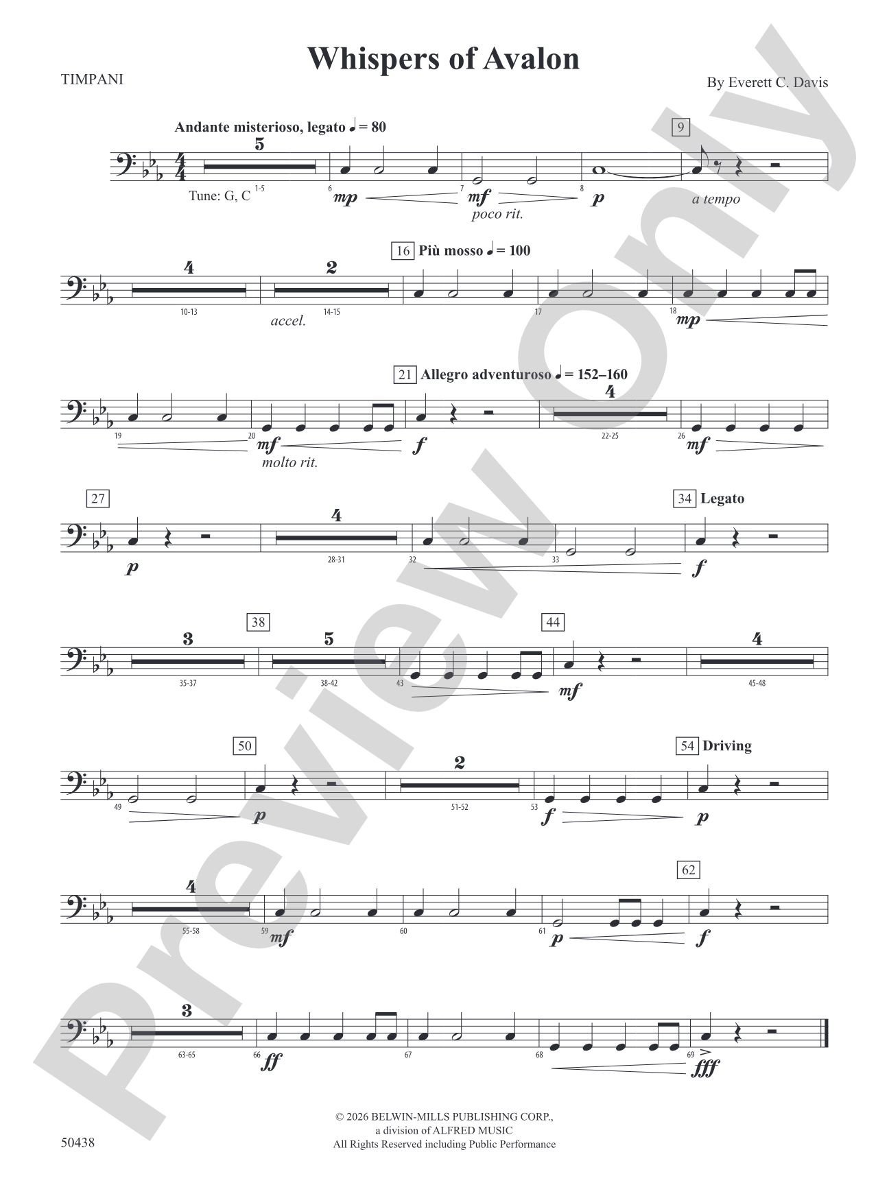 Whispers of Avalon: Timpani