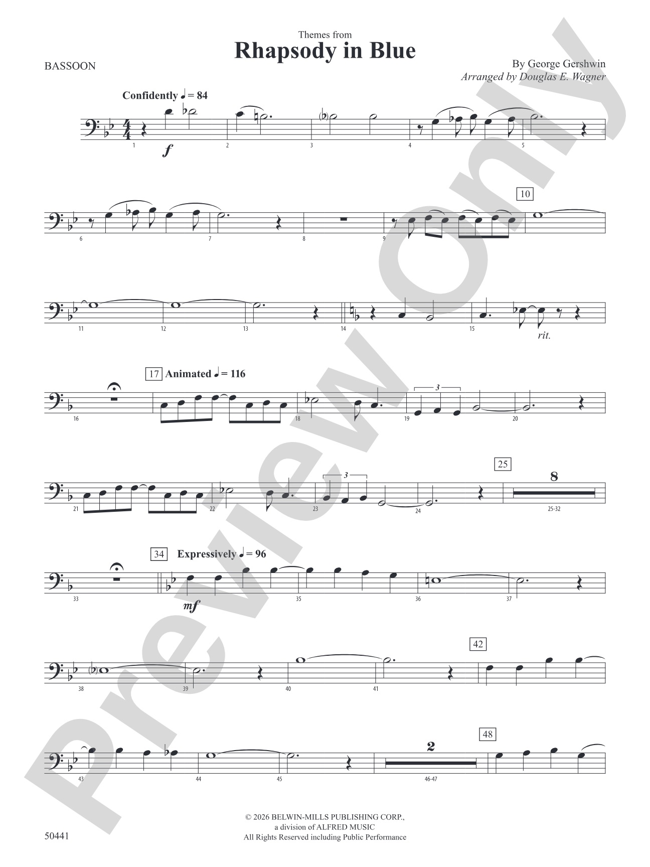 Rhapsody in Blue: Bassoon
